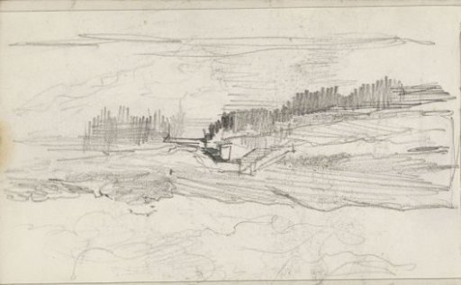 House in a landscape