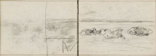 Recumbent Cows in a Meadow