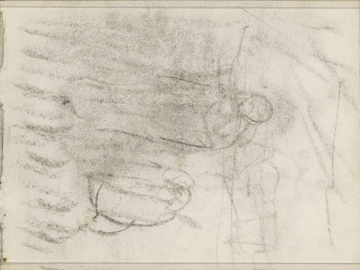 Two figures in a landscape