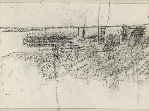 Man standing on a moored boat at a quay