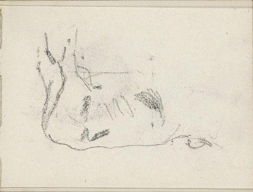 Hindquarters of a spotted cow