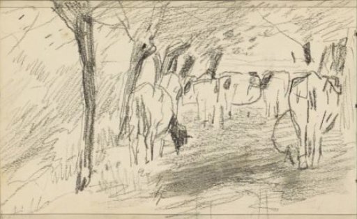 Cows Among the Trees