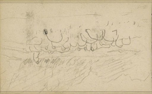 Shepherd with a Flock of Sheep in a Landscape