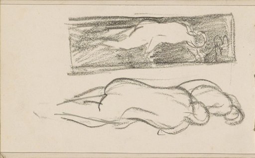 Standing Naked Women, Possibly Bathing Women