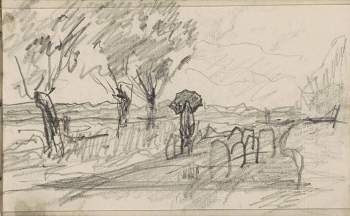 Figure on a Path in a Landscape