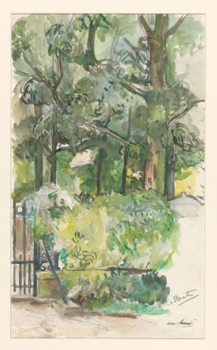 View in garden