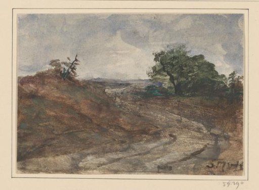 Landscape with a country road