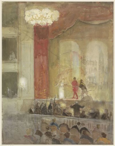 Princesse Schouwburg in The Hague during the performance of Othello