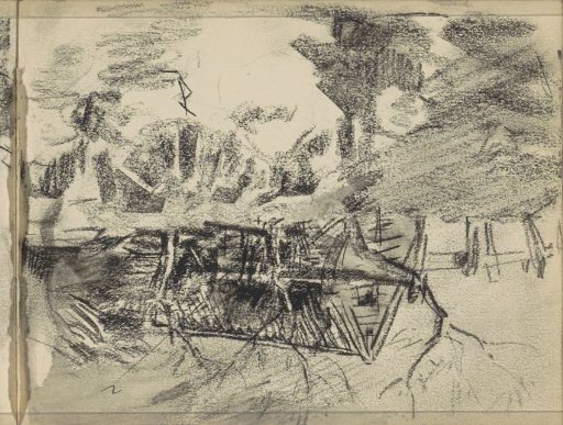 Landscape with a farmhouse