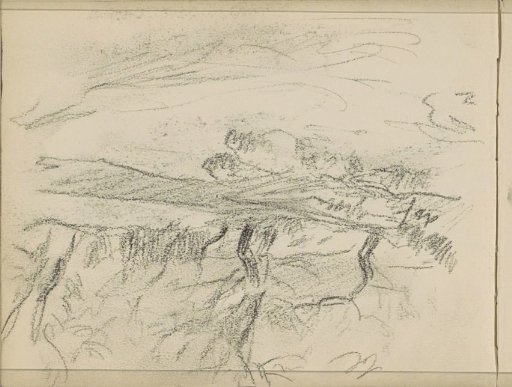 Landscape with trees, possibly a dune landscape