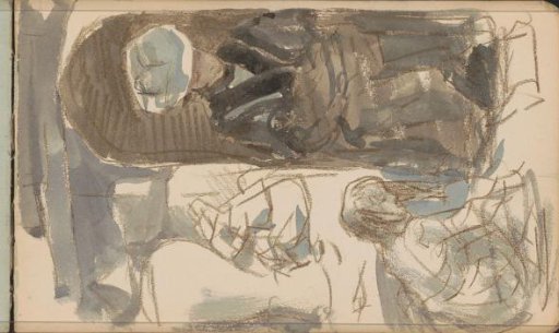 Figures on the beach