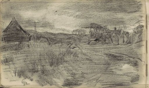 Buildings in a landscape