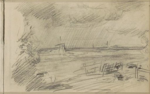 Landscape with mills