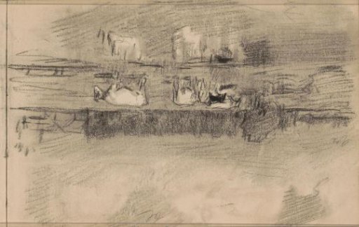 Cows by the water