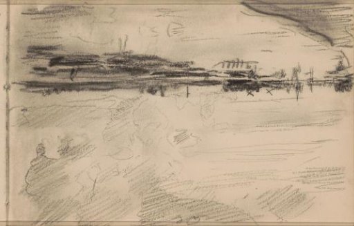 River Landscape with Mills