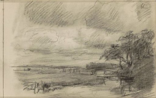 Landscape with a bridge