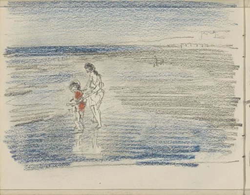 Figures in the sea