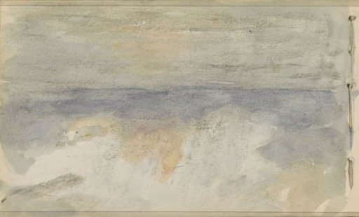 Seascape with sunset