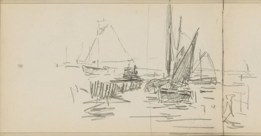 Sailing ships in the water