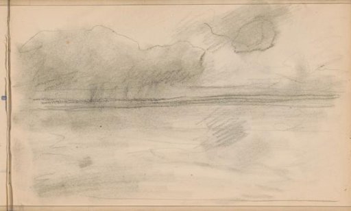 Landscape, possibly a seascape