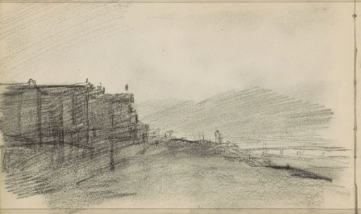Beach scene, possibly in Scheveningen