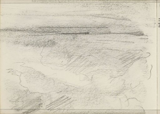 Landscape, possibly a coastal scene