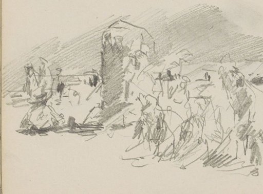 Figures on the Beach