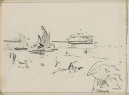 Beach View, Possibly with the Promenade Head Queen Wilhelmina at Scheveningen