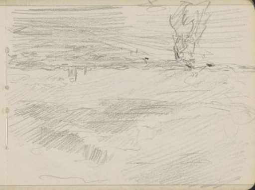 Coastal view, possibly with the water tower at Scheveningen