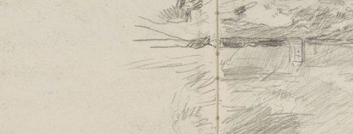 Dune landscape, possibly with the water tower at Scheveningen