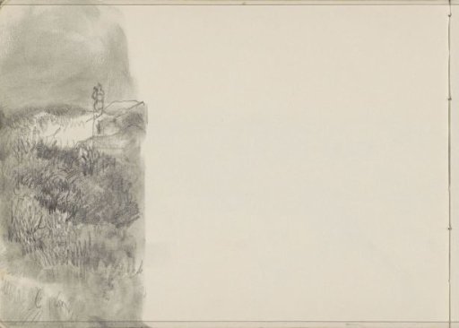 Figure in a dune landscape