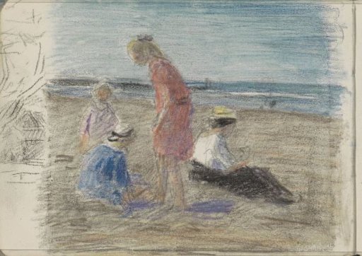 Figures on the Beach