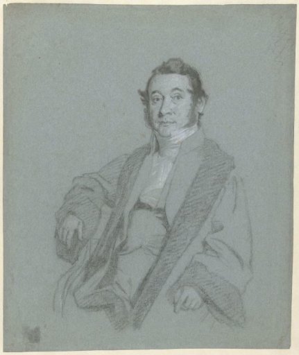 Preliminary study for the portrait of Prof. Hendrik Cock