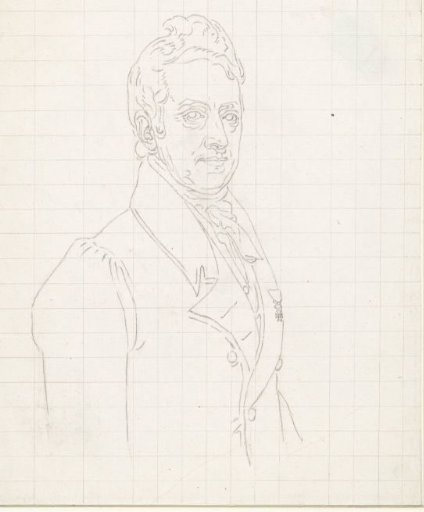 Study for the portrait of Guillian Daniël Crommelin