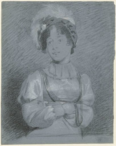 Preliminary study for the portrait of Frederica Louise Wilhelmina of Orange-Nassau