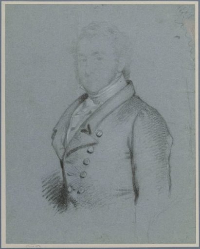 Preliminary study for the painted portrait of Mr. George Isaac Bruce
