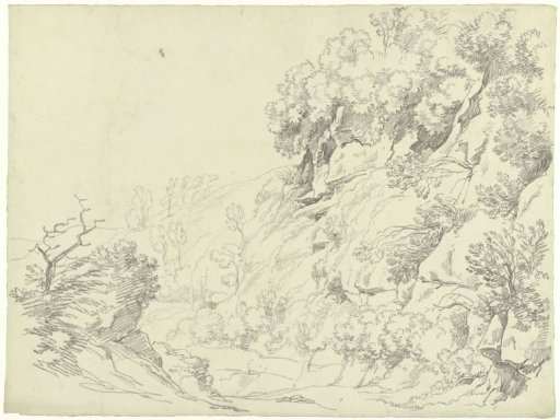 Mountain landscape with rock formations