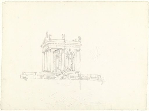 The temple of Aesculapius in the Giardini Borghesi