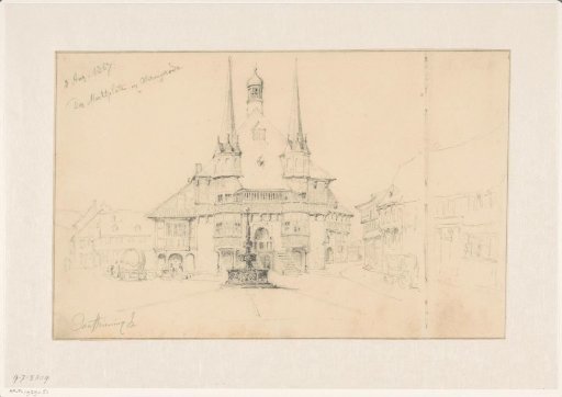 Town hall on the market square of Wernigerode