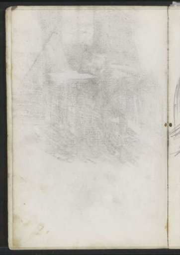 Impression of the pencil drawing on page 6 recto