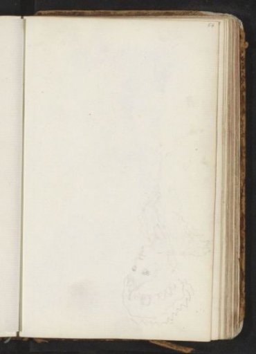 Head of a woman with a lace-trimmed cap
