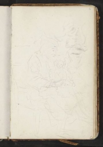 Seated elderly man in an armchair