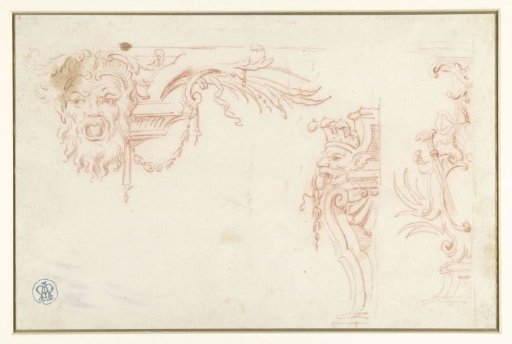 Three details of a late Louis XIV interior