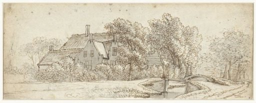 Farmhouse Connected to a Road by Bridges