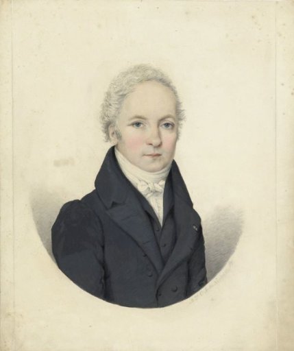 Bust in oval, portrait of Georg (?) Clifford