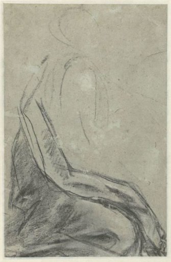 Sketch of a Kneeling Figure