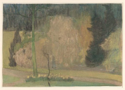 View in a garden or park