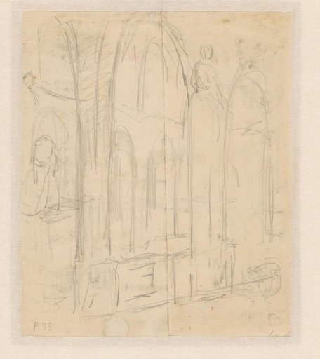 Sketch of the Interior of the St. Eusebius Church, Arnhem