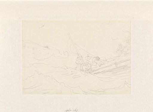 Sketch of a shipwreck