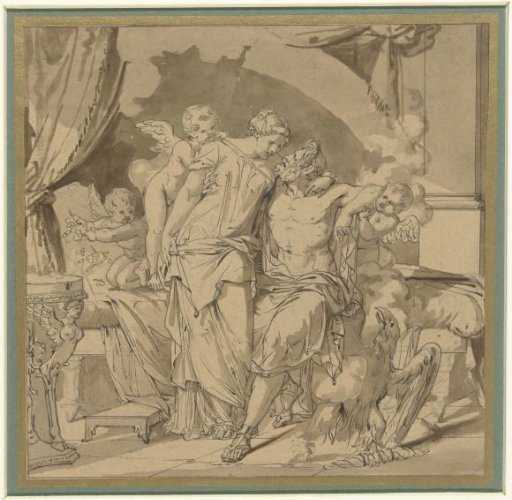 Jupiter and Juno in an embrace